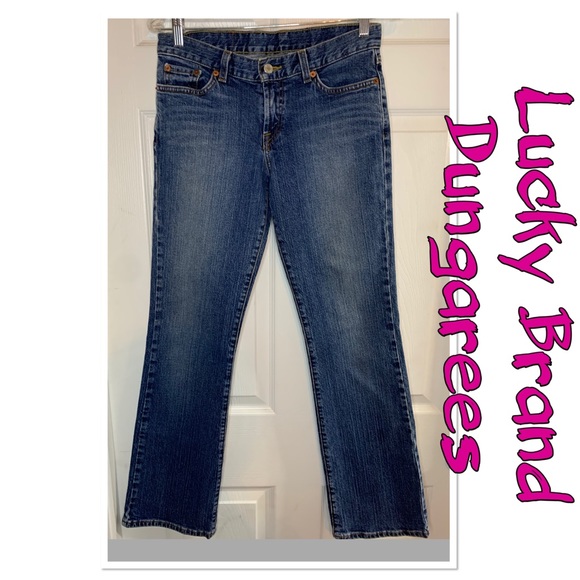 Lucky Brand Dungarees Josie Mid Rise Flare Jeans 4 - Picture 3 of 6